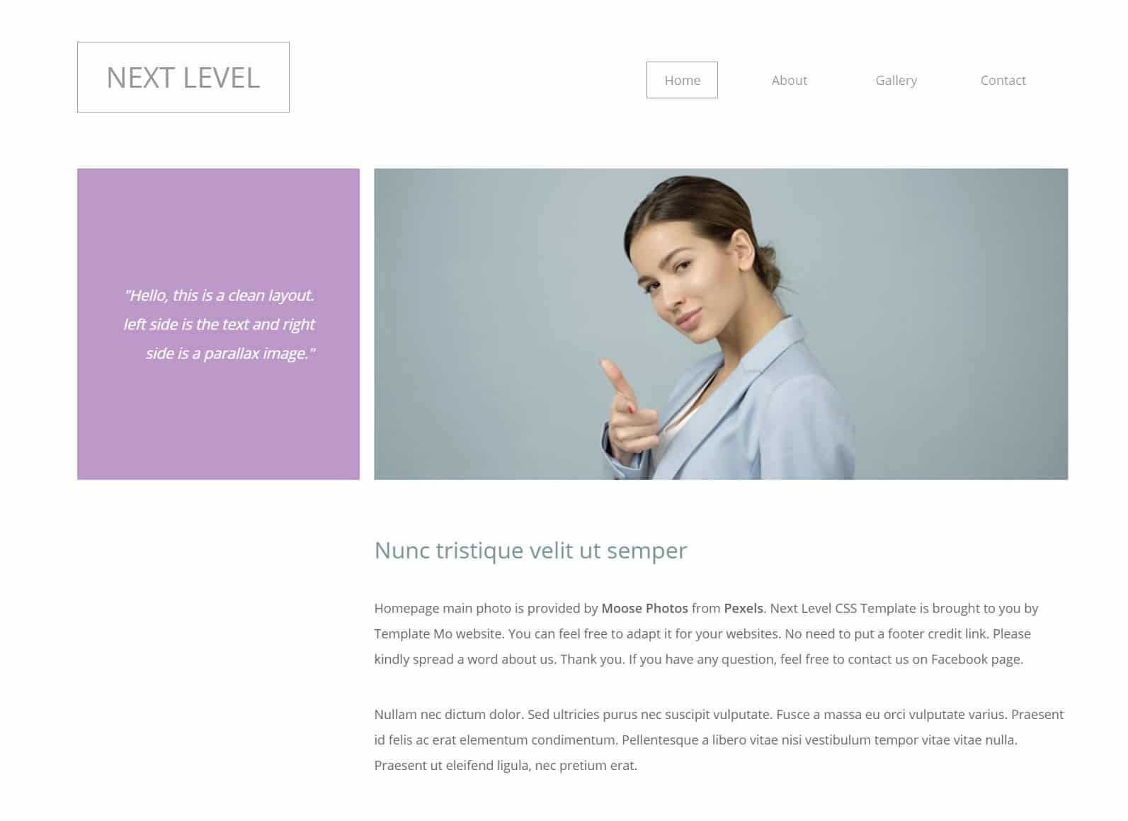 Detail Bootstrap Template Free Simple Nomer 24