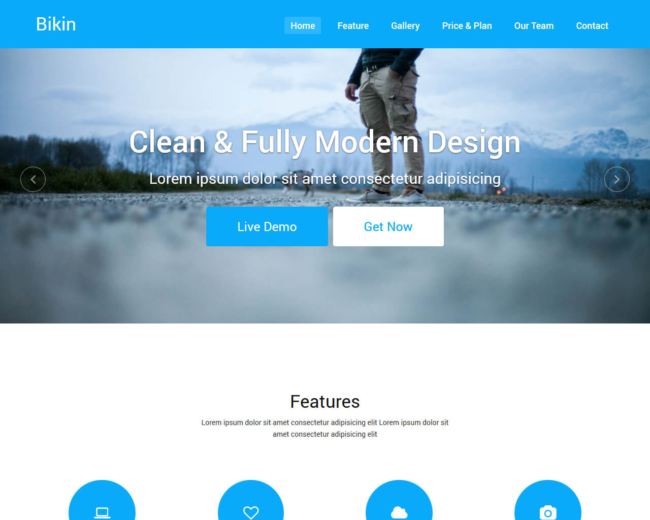 Detail Bootstrap Template Free Simple Nomer 31