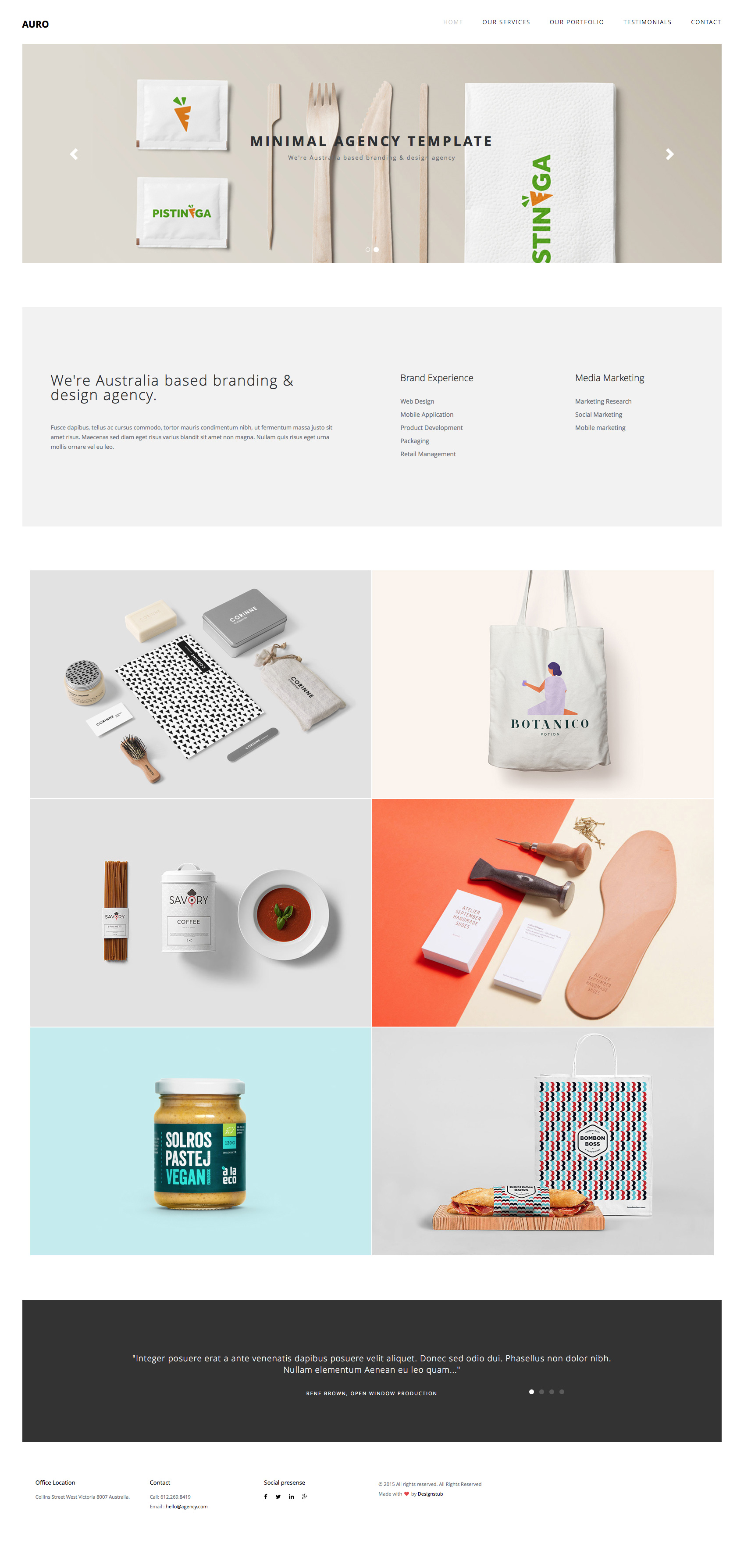 Detail Bootstrap Template Free Simple Nomer 44