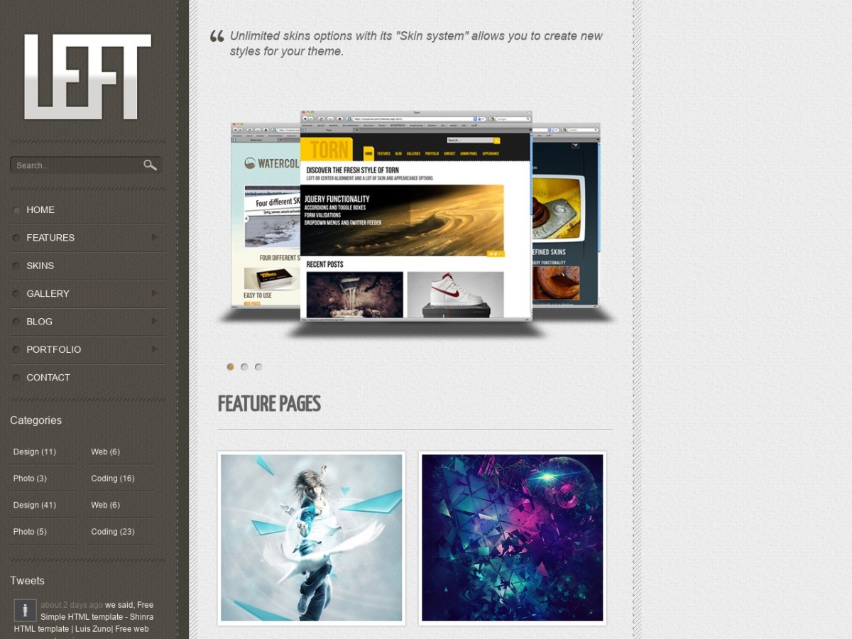 Detail Bootstrap Template Free Simple Nomer 52