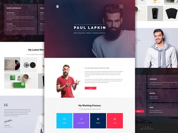 Detail Bootstrap Template Photoshop Nomer 14