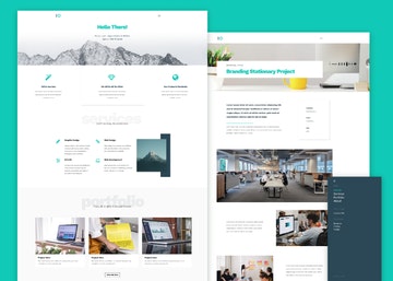 Detail Bootstrap Template Photoshop Nomer 20