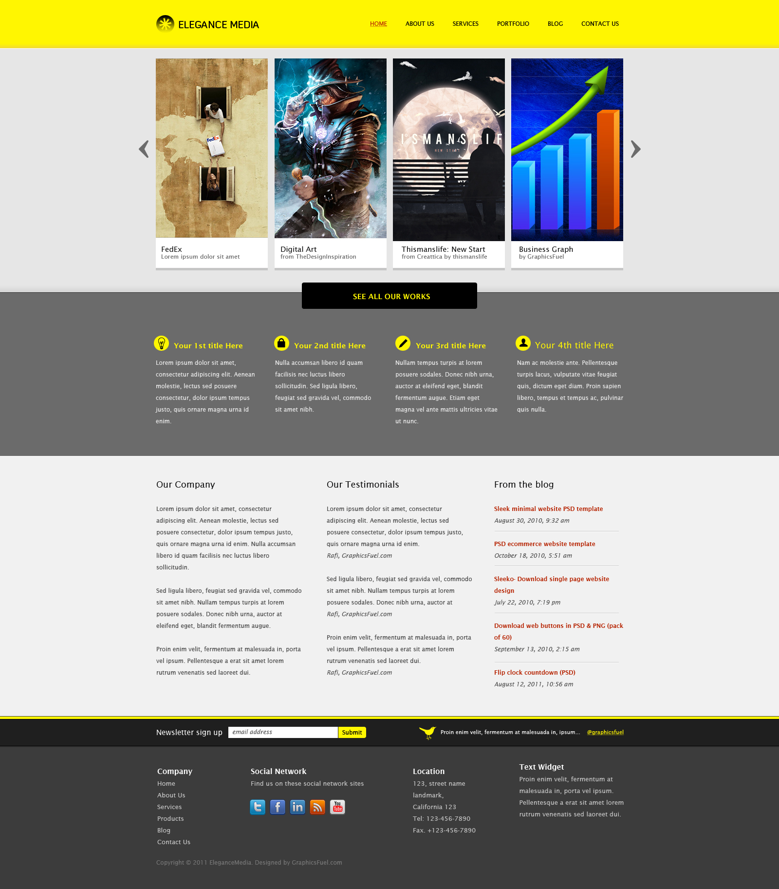 Detail Bootstrap Template Photoshop Nomer 21