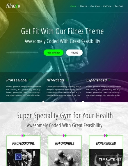 Detail Bootstrap Template Photoshop Nomer 24