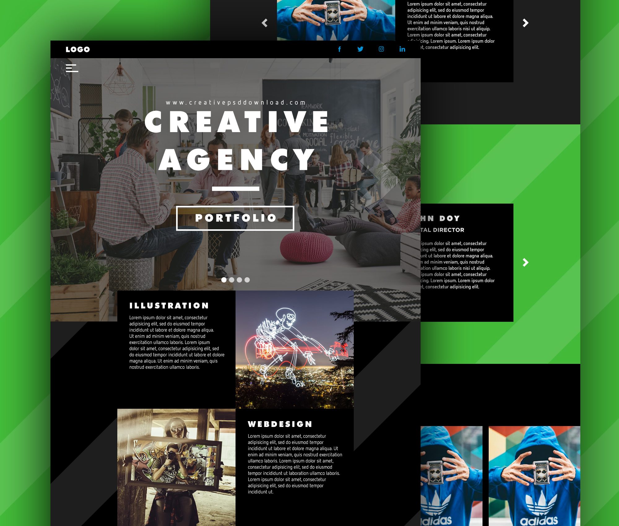 Detail Bootstrap Template Photoshop Nomer 43