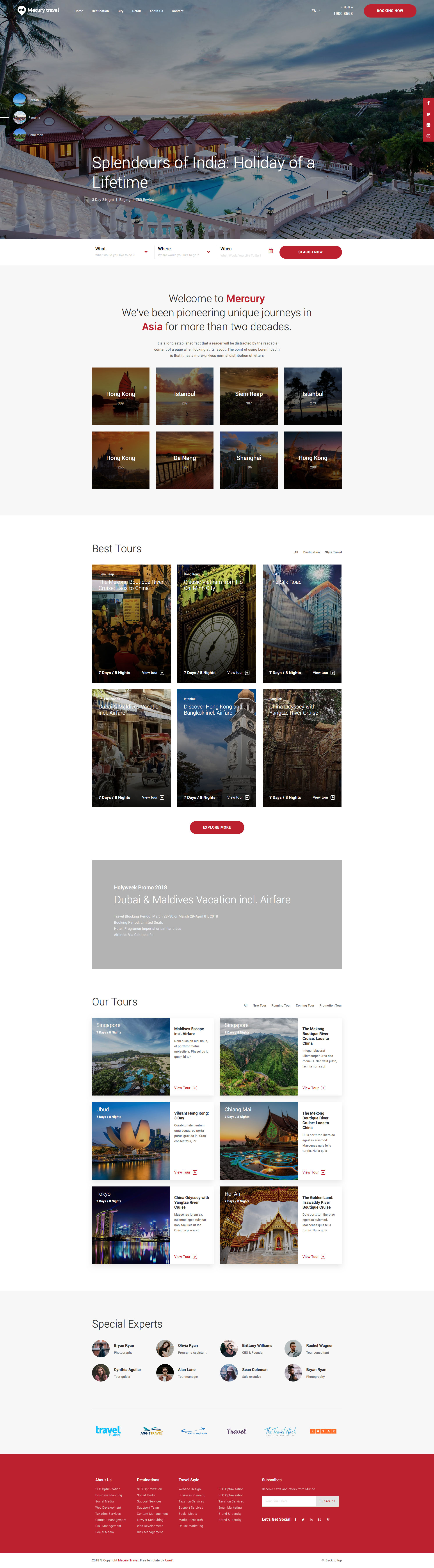 Detail Bootstrap Travel Template Free Nomer 52