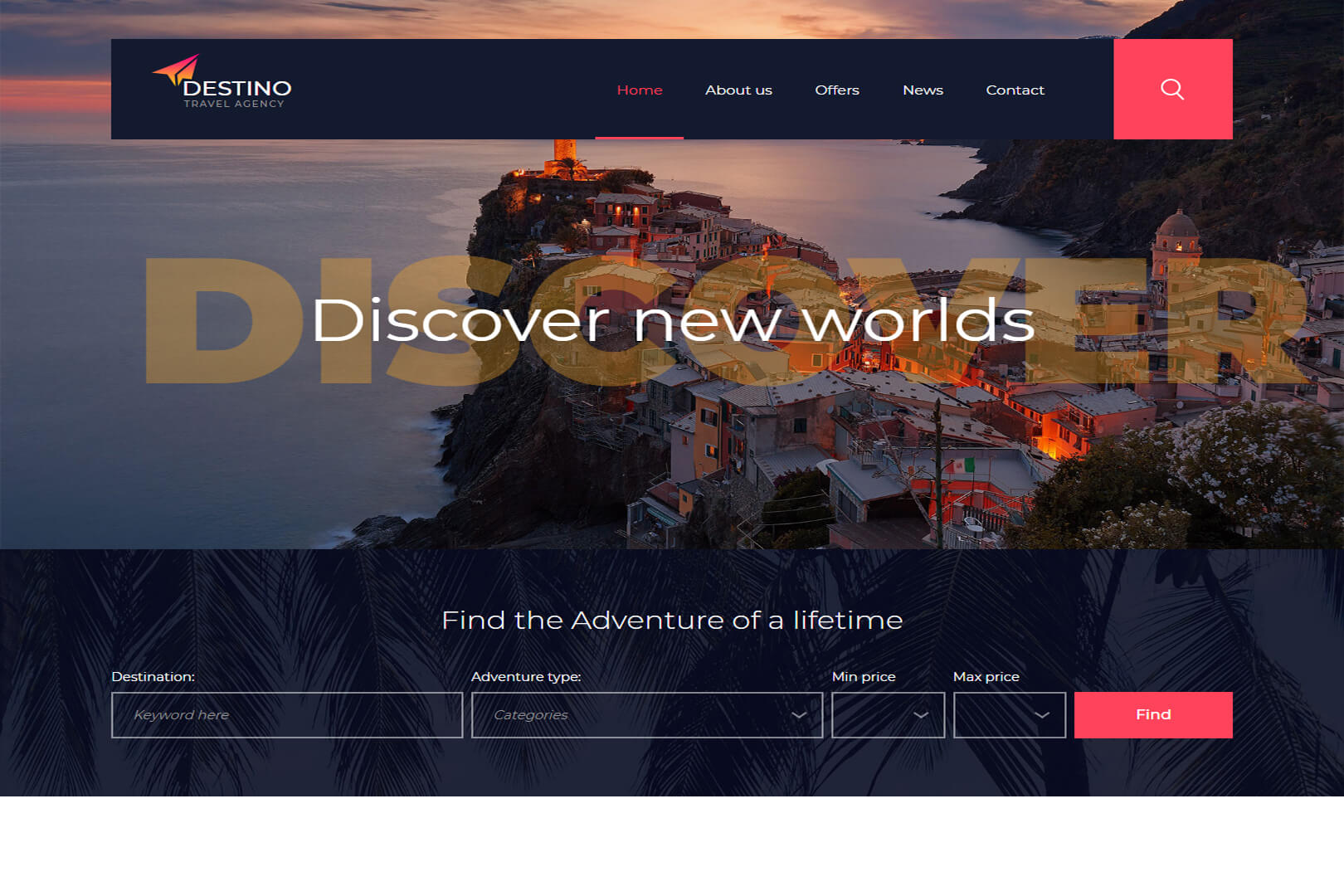 Detail Bootstrap Travel Template Free Nomer 10