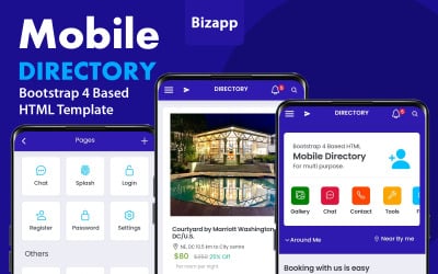 Detail Bootstrap Web Application Template Nomer 20