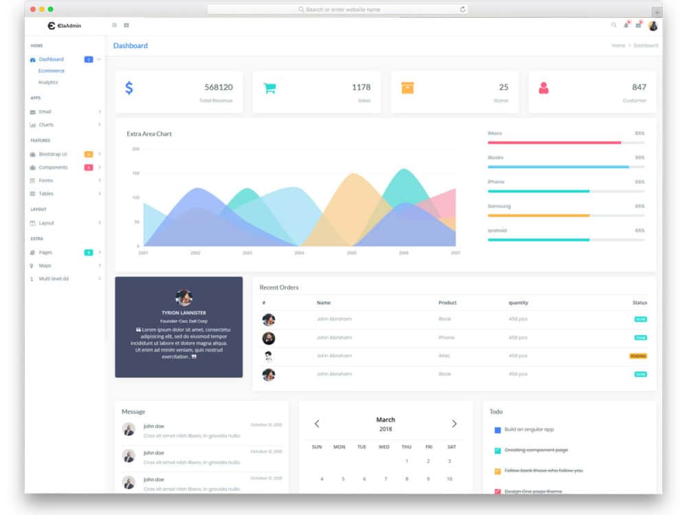 Detail Bootstrap Web Application Template Nomer 32