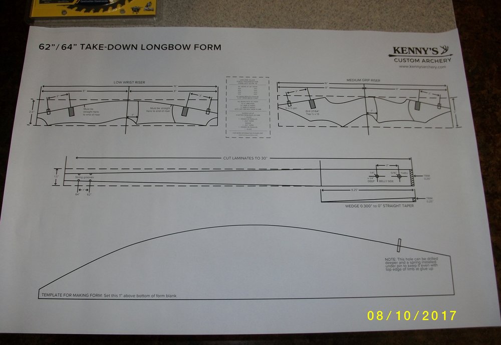 Detail Bow Riser Template Nomer 34