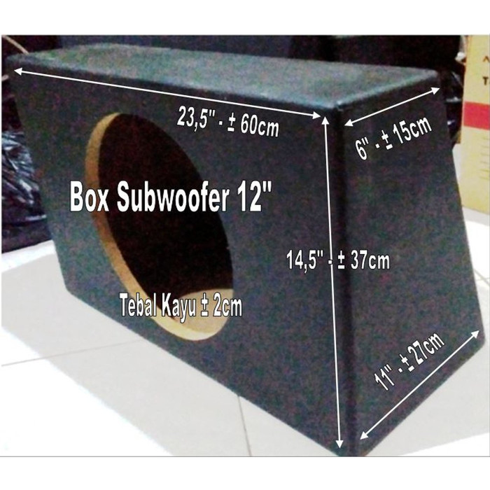 Detail Box Subwoofer 12 Inch Untuk Rumah Nomer 4