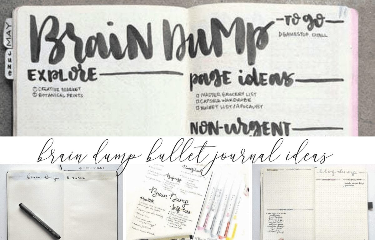 Detail Brain Dump Template Nomer 45