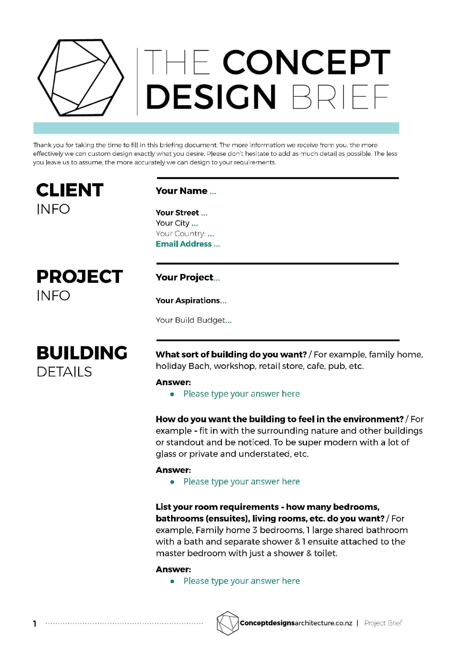 Detail Brand Design Brief Template Nomer 5