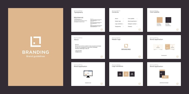 Detail Brand Guidelines Template Nomer 2