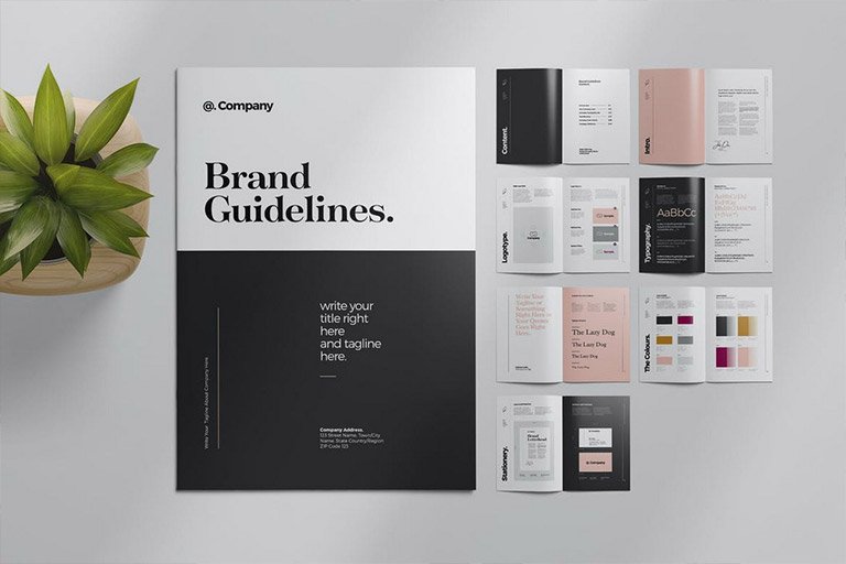 Detail Brand Guidelines Template Nomer 4