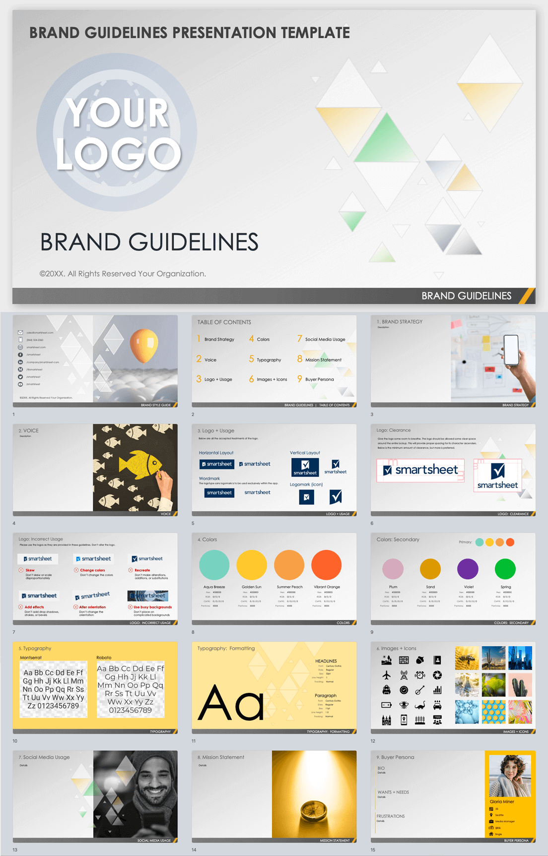 Detail Brand Guidelines Template Nomer 39