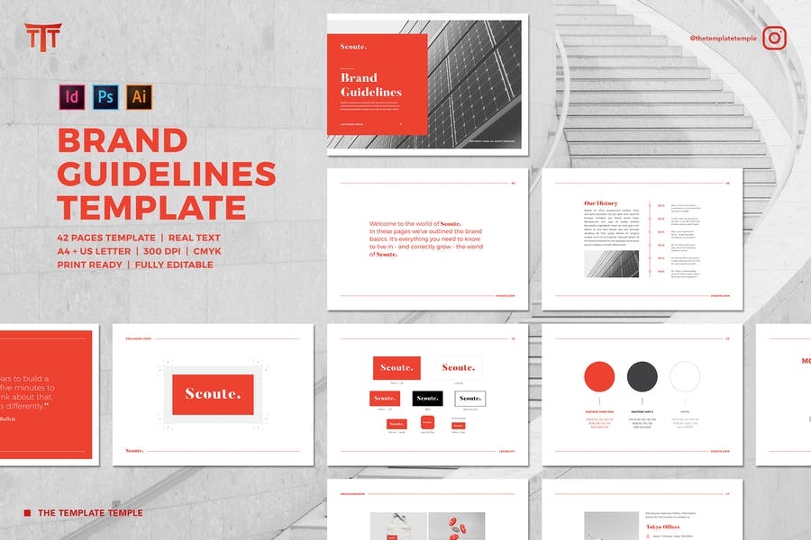 Detail Brand Guidelines Template Nomer 6