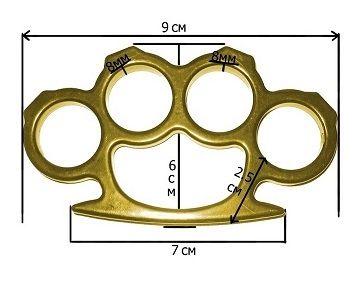 Detail Brass Knuckles Template Nomer 15