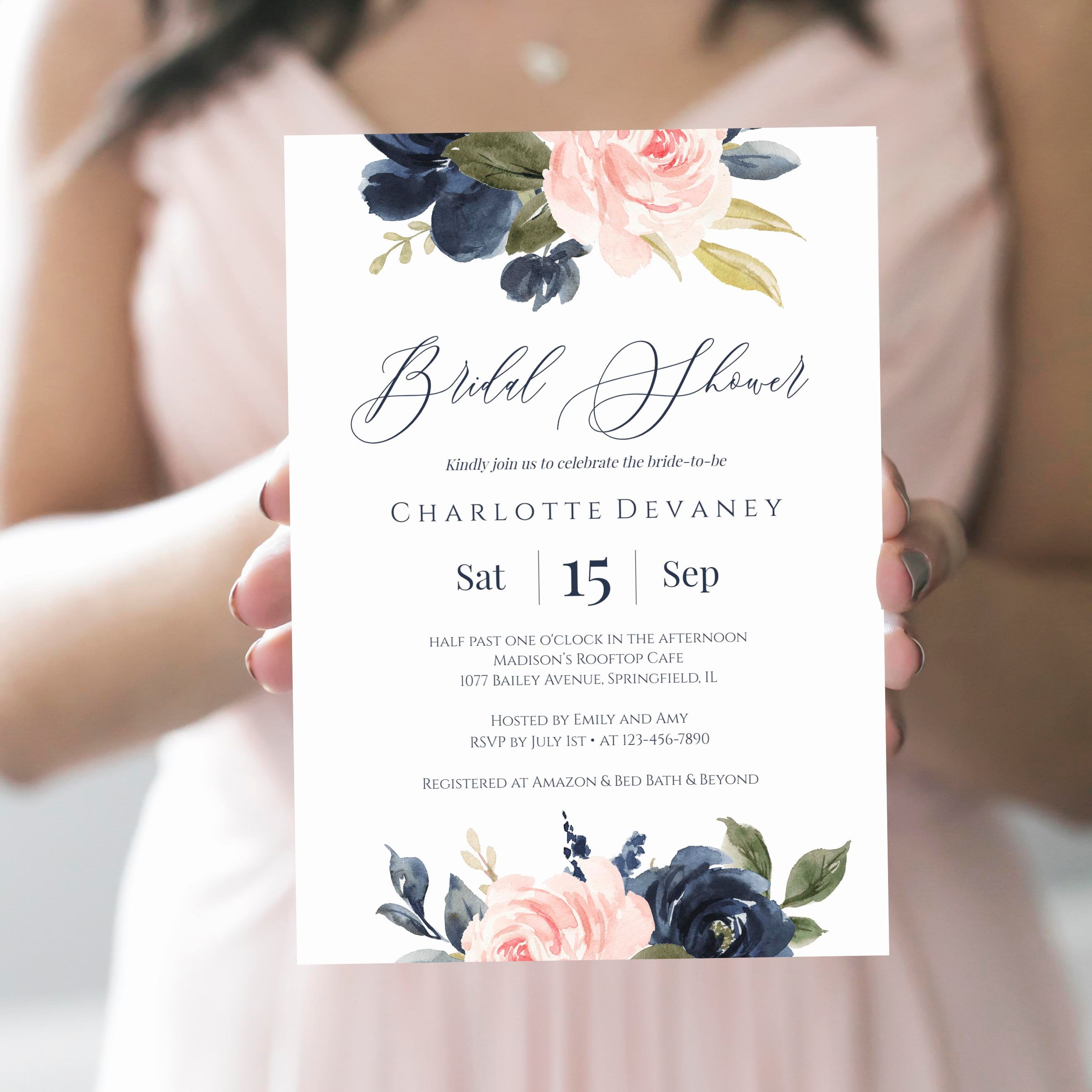 Detail Bridal Shower Template Download Nomer 12