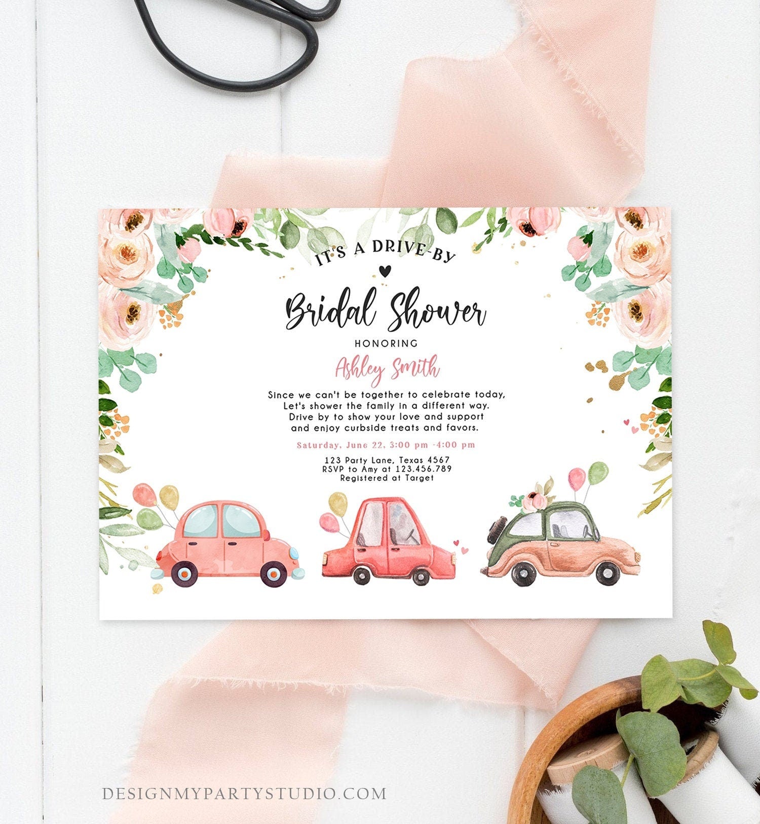 Detail Bridal Shower Template Download Nomer 19