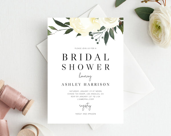 Detail Bridal Shower Template Download Nomer 46