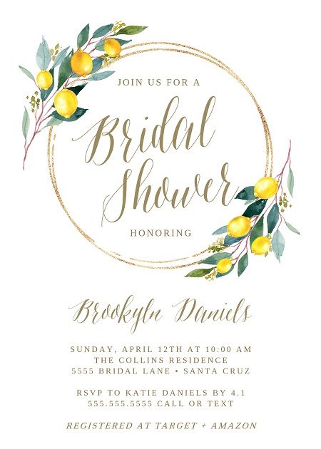 Detail Bridal Shower Template Download Nomer 53