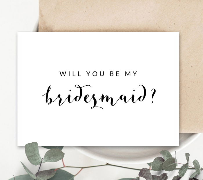 Detail Bridesmaid Card Template Nomer 14