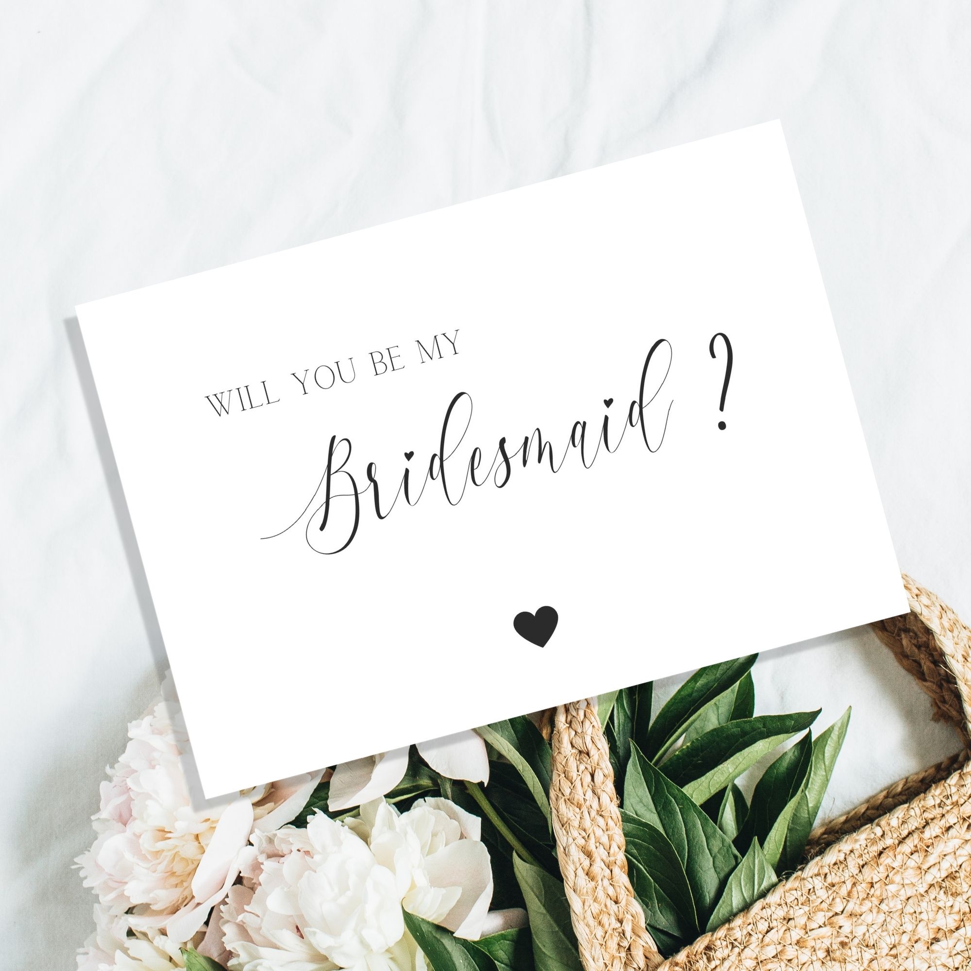 Detail Bridesmaid Card Template Nomer 15