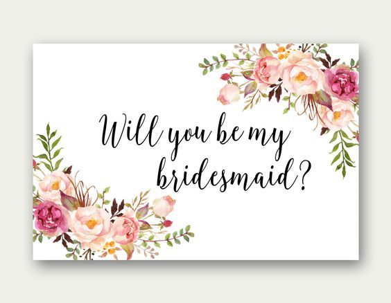 Detail Bridesmaid Card Template Nomer 9