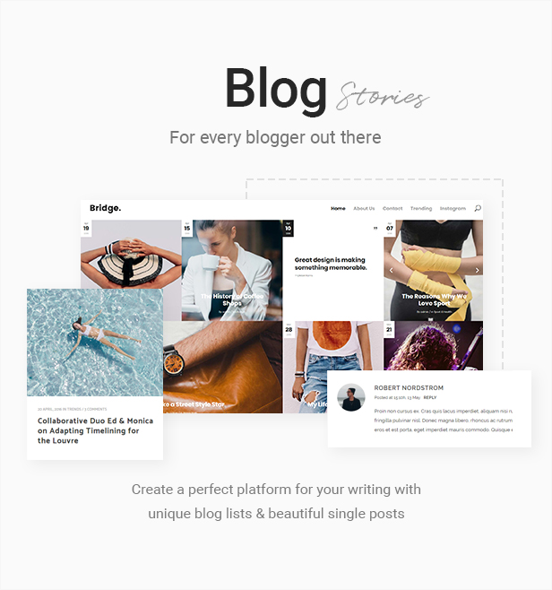 Detail Bridge Template Wordpress Nomer 2