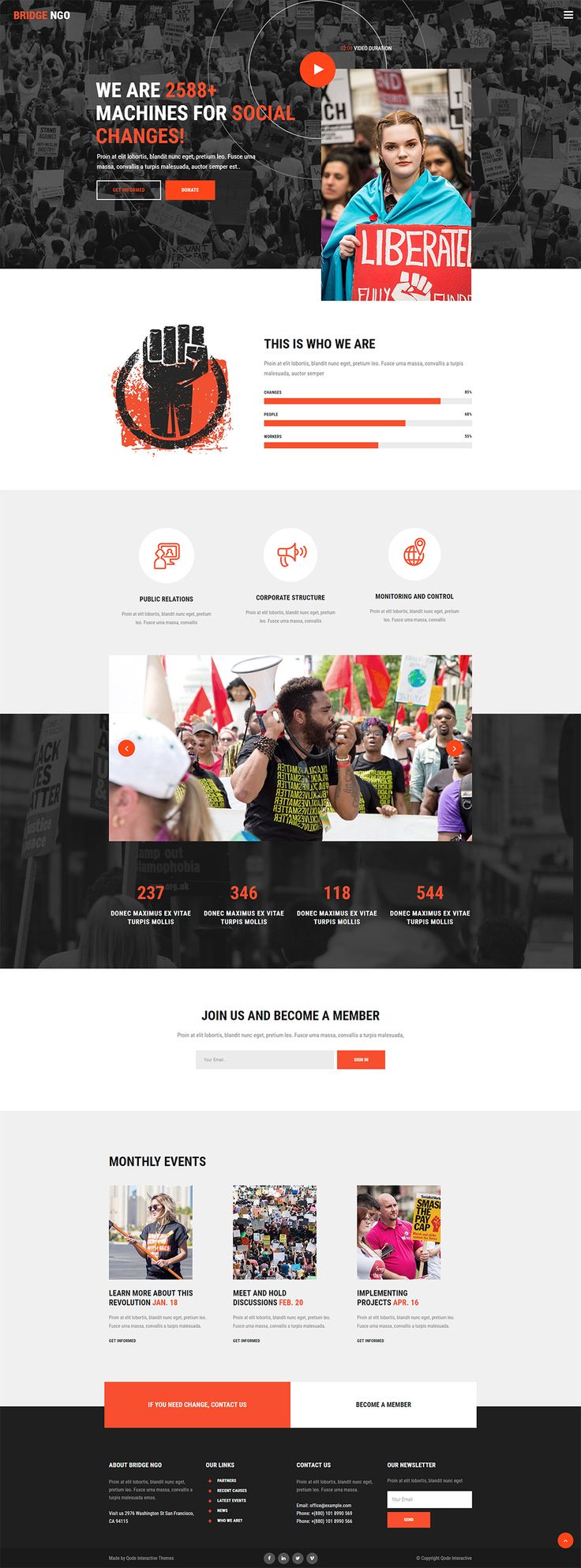 Detail Bridge Template Wordpress Nomer 54