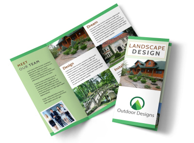 Detail Brochure Template Landscape Nomer 25