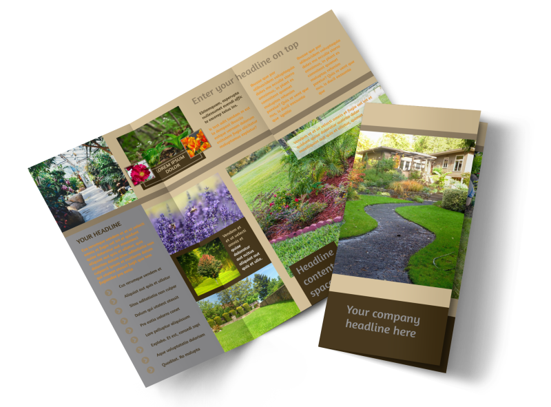 Detail Brochure Template Landscape Nomer 33