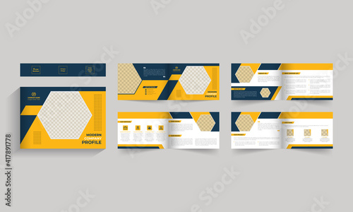 Detail Brochure Template Landscape Nomer 46