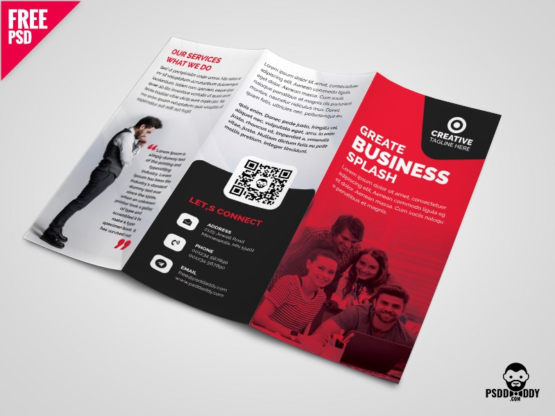 Detail Brochure Template Psd Tri Fold Nomer 20