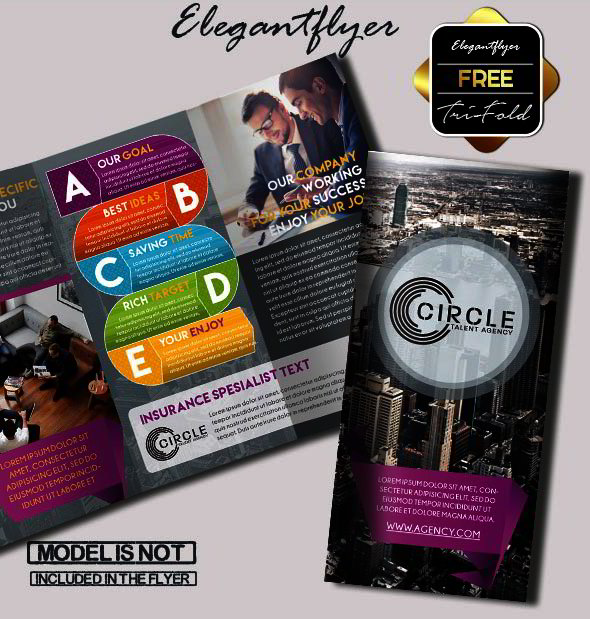 Detail Brochure Template Psd Tri Fold Nomer 43