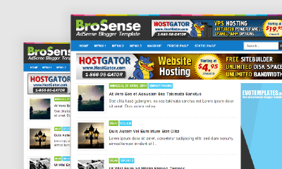 Brosense Responsive Blogger Template - KibrisPDR
