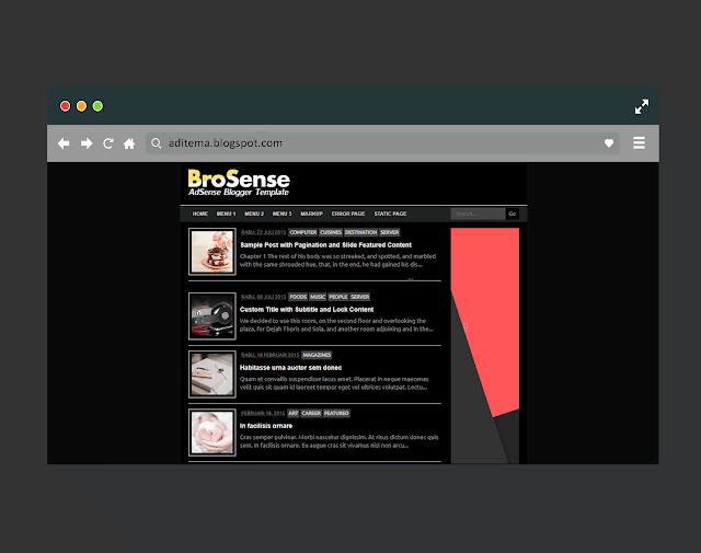 Detail Brosense Responsive Blogger Template Nomer 8