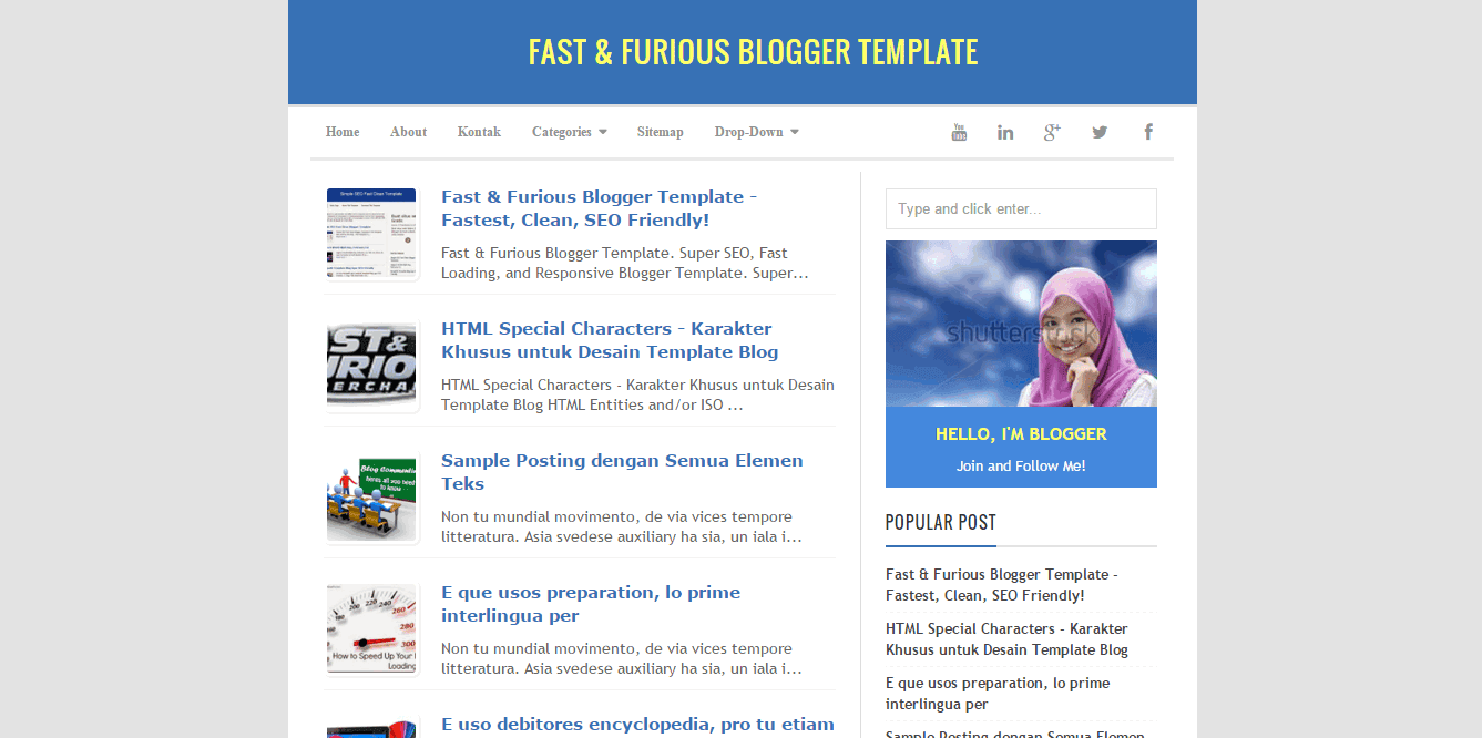 Detail Brosense Responsive Blogger Template Nomer 23