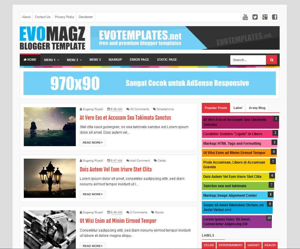 Detail Brosense Responsive Blogger Template Nomer 28