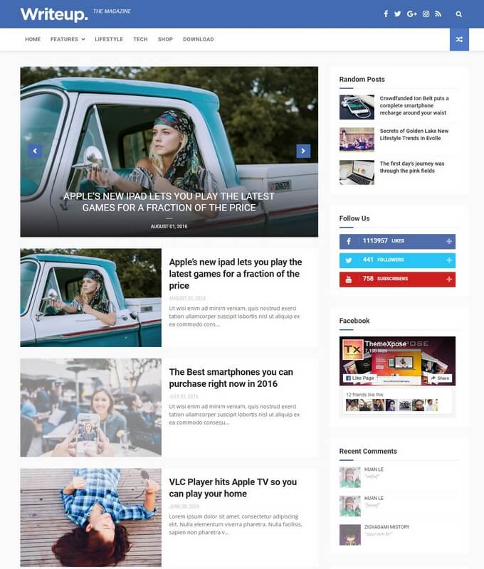 Detail Brosense Responsive Blogger Template Nomer 31