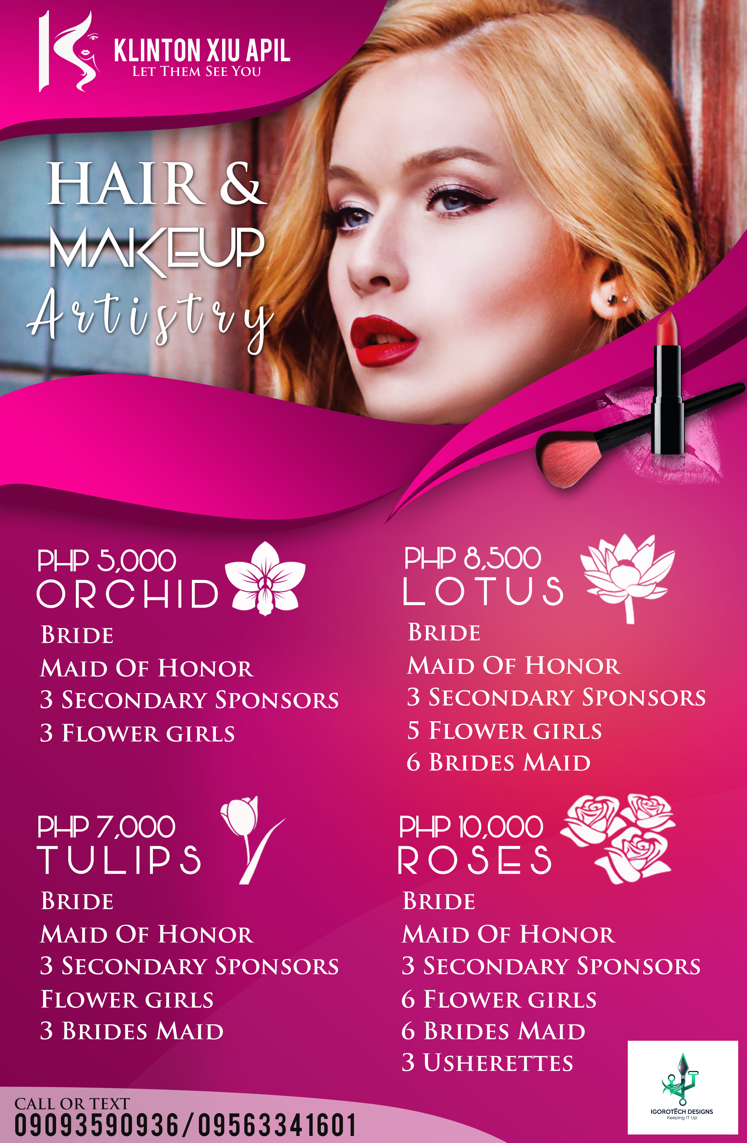 Detail Brosur Makeup Artist Nomer 3