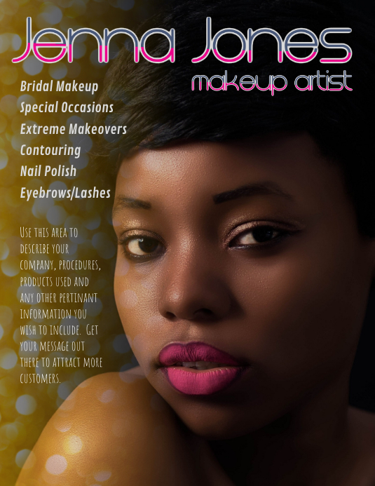 Detail Brosur Makeup Artist Nomer 21
