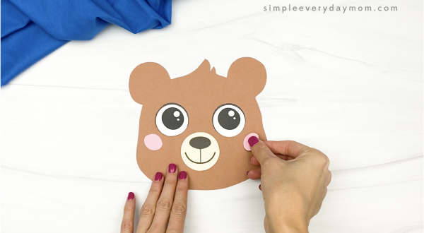 Detail Brown Bear Face Template Nomer 36