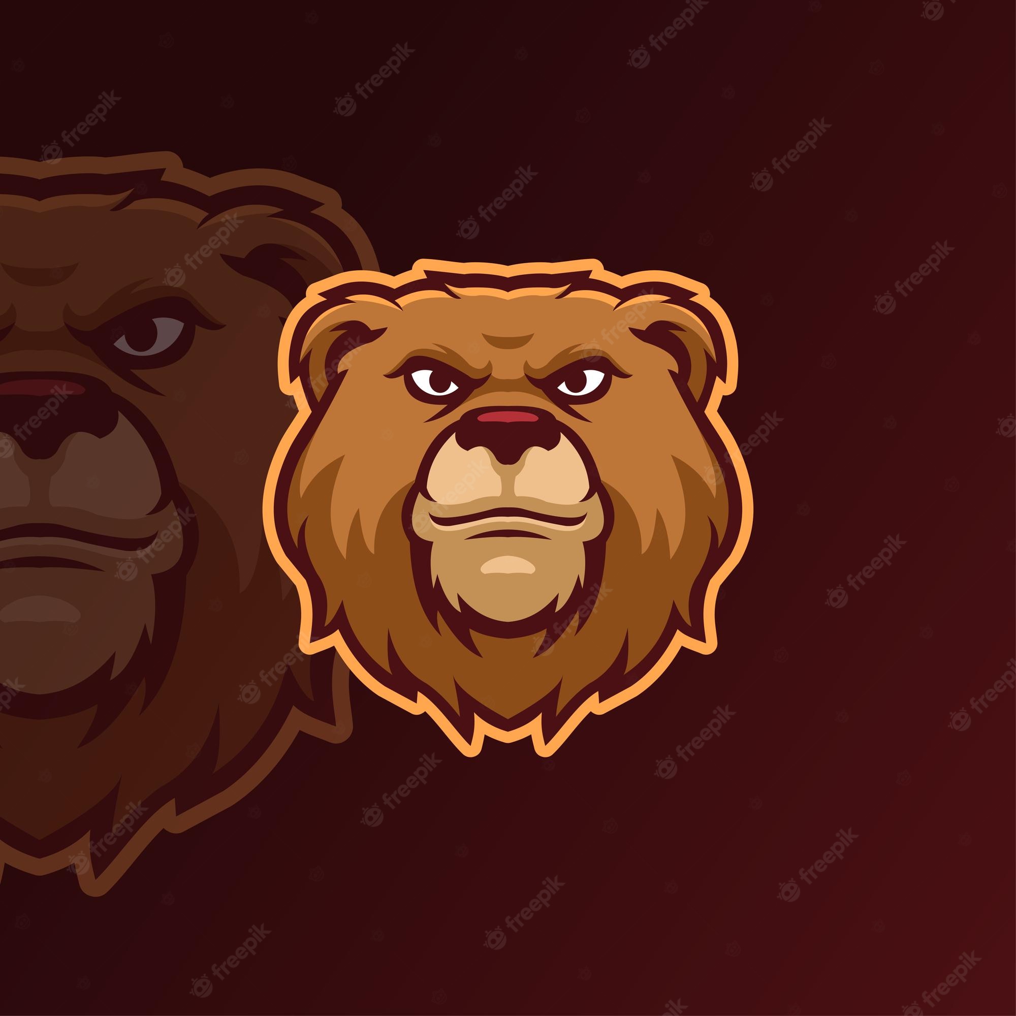 Detail Brown Bear Face Template Nomer 37