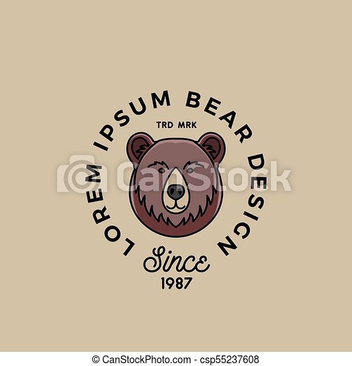 Detail Brown Bear Face Template Nomer 47