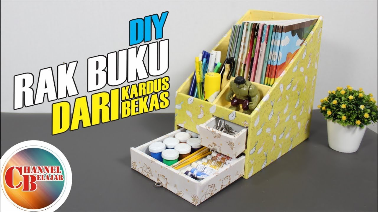 Detail Buat Rak Buku Dari Kardus Nomer 4