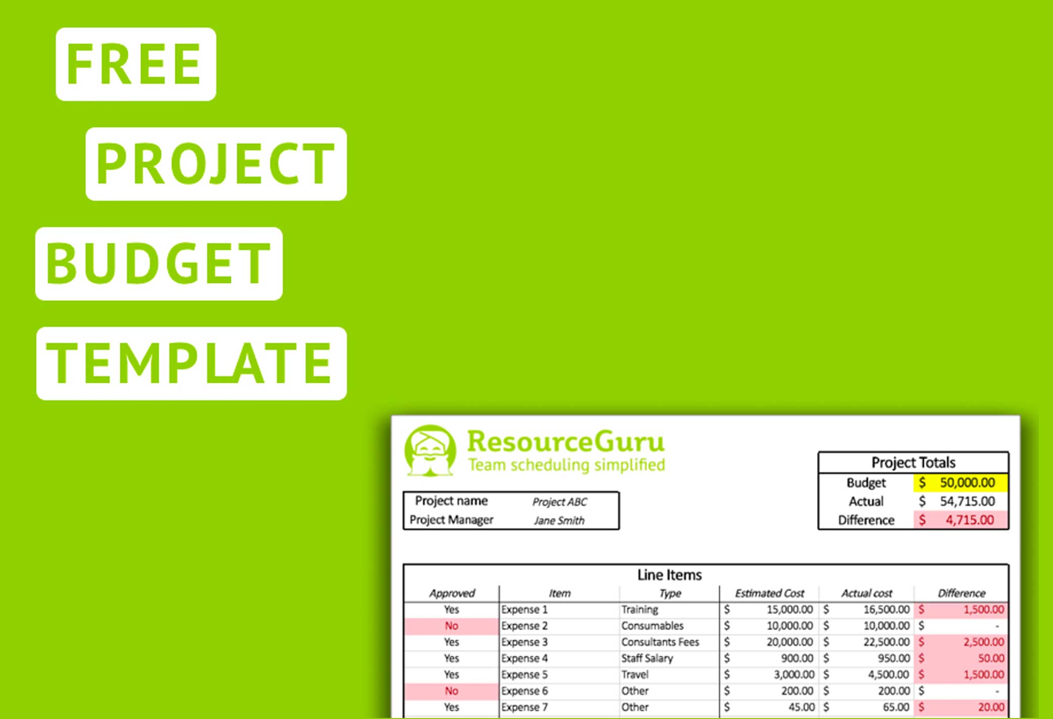 Detail Budget Forecast Template Excel Nomer 38