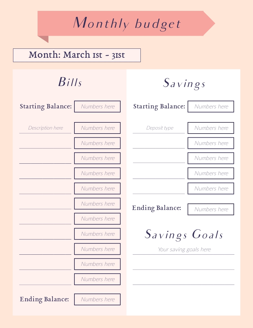 Detail Budget Planner Template Nomer 31