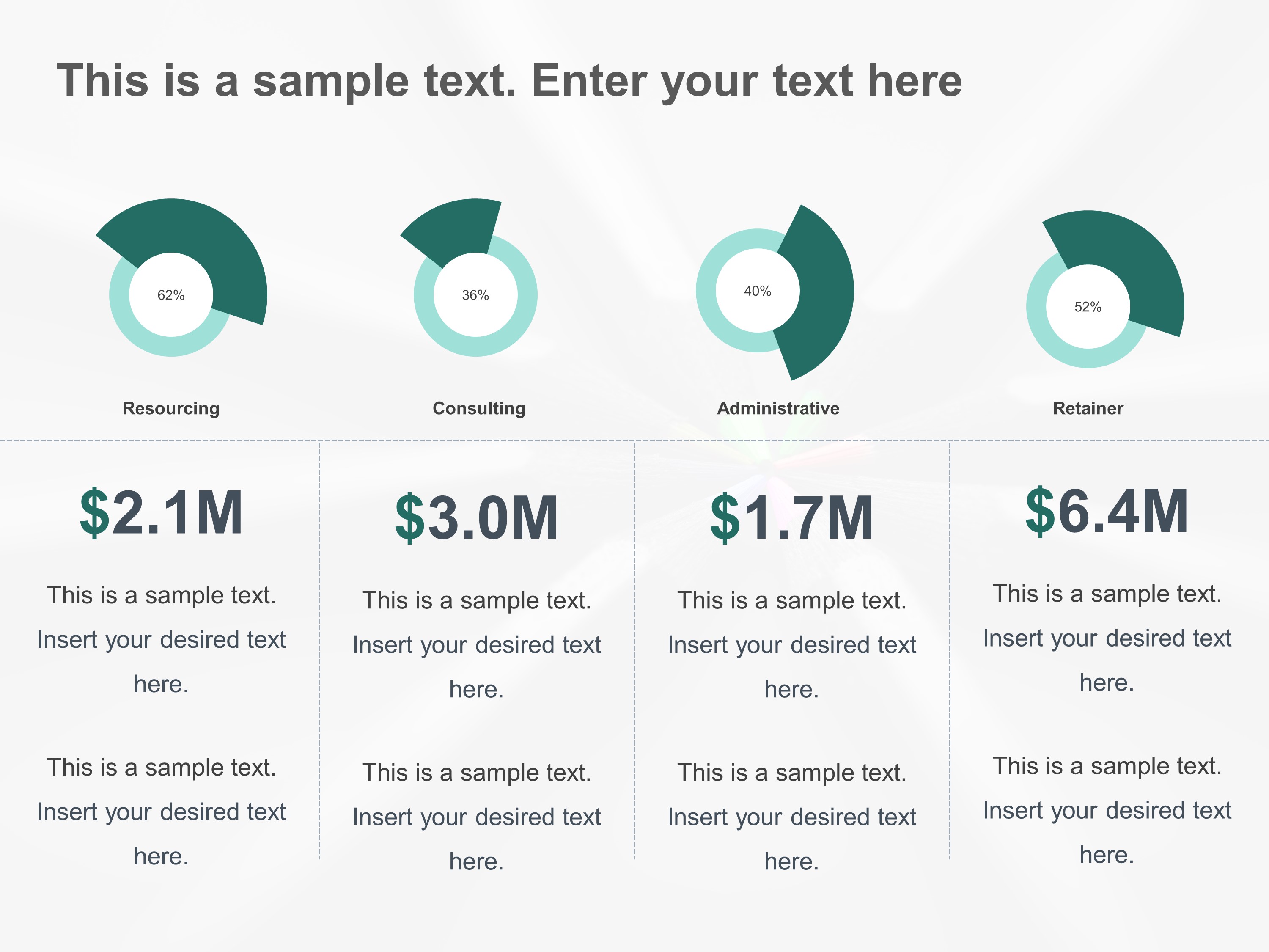 Detail Budget Ppt Template Free Download Nomer 4